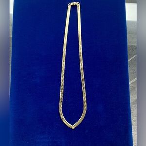 18” Italian 14K Yellow gold necklace.
